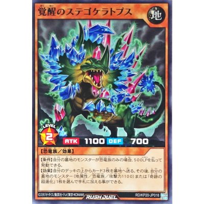 覚醒のステゴケラトプス【ノーマル】{RD/KP20-JP018}《RDモンスター》