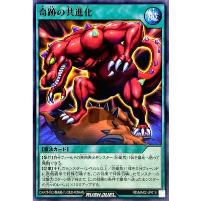 奇跡の共進化【ノーマル】{RD/MAX2-JP016}《RD魔法》