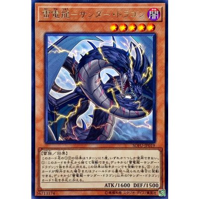〔状態B〕雷電龍サンダードラゴン【レア】{SOFU-JP019}《モンスター》
