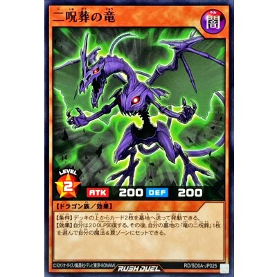 二呪葬の竜【ノーマル】{RD/SD0A-JP025}《RDモンスター》