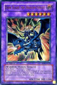 〔状態B〕☆旧アジア☆闇魔界の竜騎士ダークソード【レリーフ】{RDS-AE035}《コレクター向け》