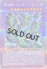 〔状態B〕雷神龍サンダードラゴン【クォーターセンチュリーシークレット】{QCCP-JP174}《融合》