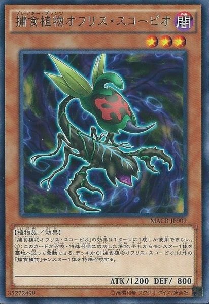画像1: 〔状態A-〕捕食植物オフリススコーピオ【ノーマル】{19TP-JP309}《モンスター》 (1)