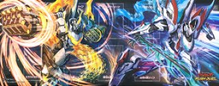 紙製プレイマット『霊使い(アウス＆ヒータ)』【-】{-}《プレイ