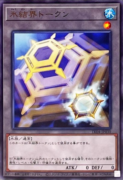 画像1: 氷結界トークン【レア】{TK04-JP030}《トークン》 (1)