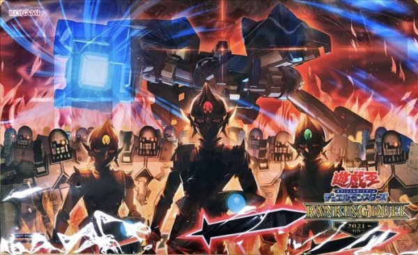 画像1: 〔状態A-〕プレイマット『BattleRoyalModejoin(RANKINGDUEL2021-4th-)』【-】{-}《プレイマット》 (1)