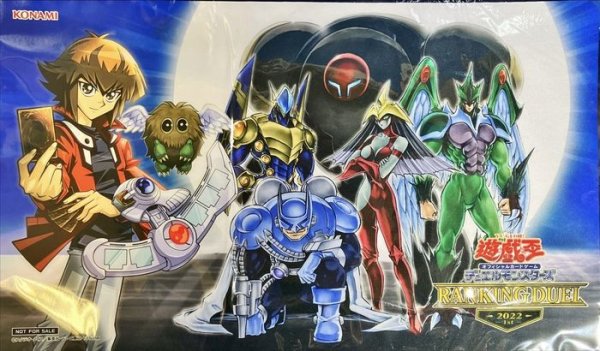 画像1: プレイマット『十代＆HERO(RANKINGDUEL2022-1st-)』【-】{-}《プレイマット》 (1)