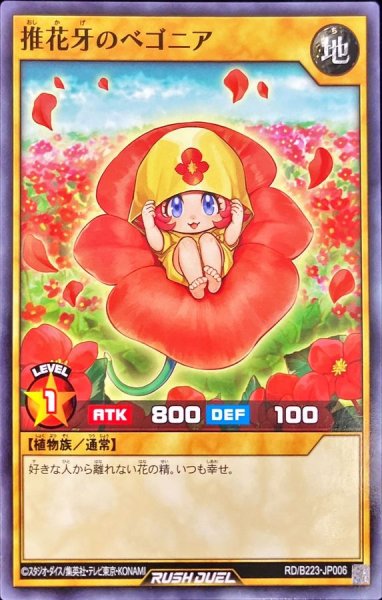 画像1: 推花牙のベゴニア【ノーマル】{RD/B223-JP006}《RDモンスター》 (1)