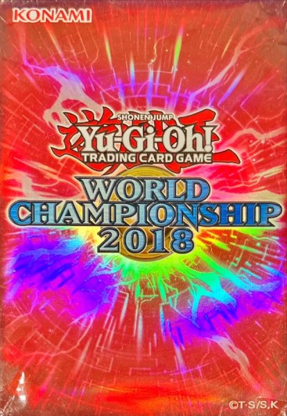 画像1: スリーブ『WORLDCHAMPIONSHIP2018赤』100枚入り【-】{-}《スリーブ》 (1)