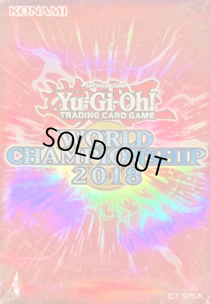 画像1: スリーブ『WCS2018赤』100枚入り【-】{-}《スリーブ》 (1)