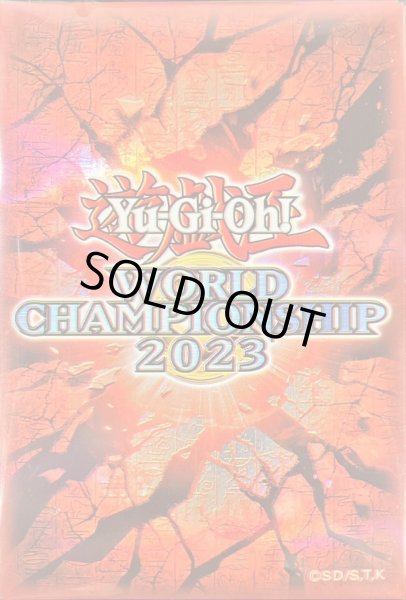画像1: スリーブ『WCS2023RED』10枚入り【-】{-}《スリーブ》 (1)