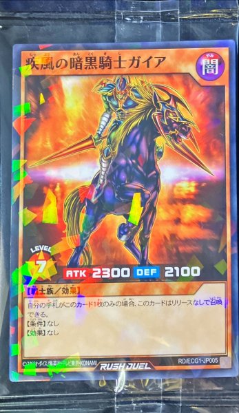 画像1: (未開封)疾風の暗黒騎士ガイア【ノーマルパラレル】{RD/ECG1-JP005}《RDモンスター》 (1)