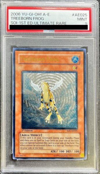 画像1: 〔PSA9鑑定済〕☆旧アジア☆黄泉ガエル【レリーフ】{SOI-AE025}《コレクター向け》 (1)