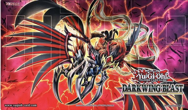 画像1: プレイマット『ブラックフェザーアサルトドラゴン(DARKWINGBLAST』【-】{-}《プレイマット》 (1)