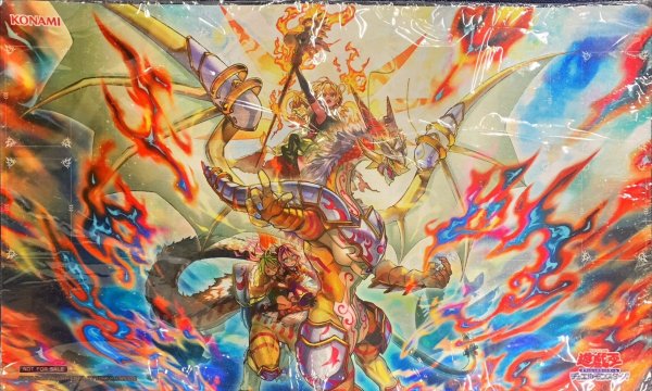 画像1: プレイマット『聖霊獣騎レイラウタリ(左下英語/遊戯王の日)』【-】{-}《プレイマット》 (1)