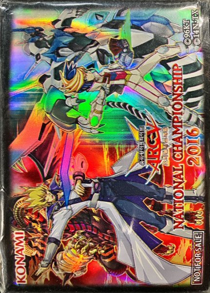 画像1: 〔状態A-〕スリーブ『ジャックアトラス&ユーゴ(NATIONALCHAMPIONSHIP2016)』50枚入り【-】{-}《スリーブ》 (1)