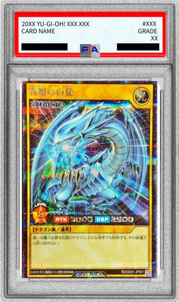 画像1: 〔PSA8鑑定済〕青眼の白龍【シークレット】{RD/DD01-JP001}《RDモンスター》 (1)