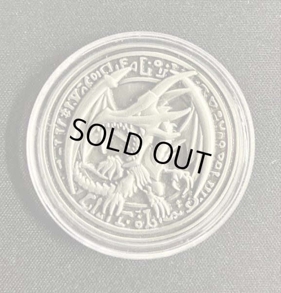 画像1: コイン『真紅眼の黒竜 金属製メダル シルバー(海外YCS)』【-】{-}《その他》 (1)