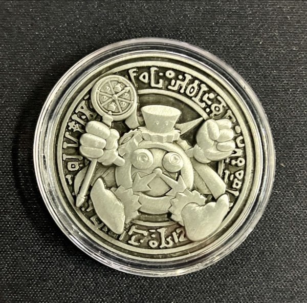画像1: コイン『時の魔術師 金属製メダル シルバー(海外YCS)』【-】{-}《その他》 (1)