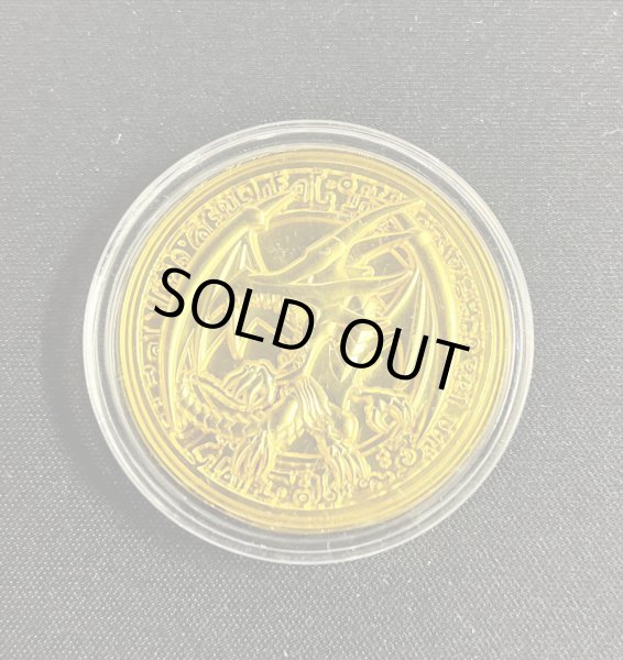 画像1: コイン『真紅眼の黒竜 金属製メダル ゴールド(海外YCS)』【-】{-}《その他》 (1)