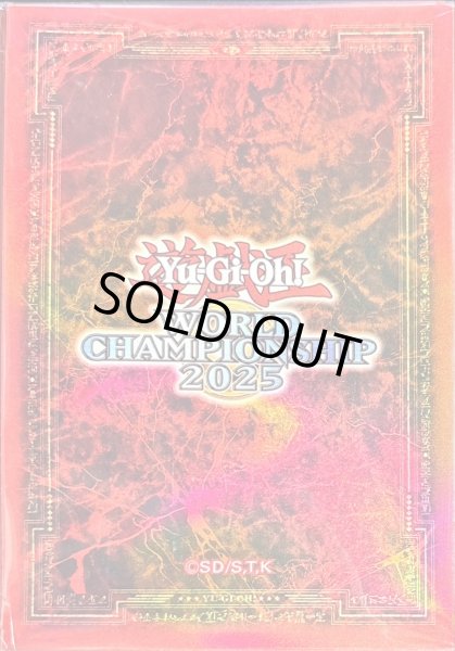 スリーブ『WCS2025(赤)』100枚入り【-】{-}《スリーブ》