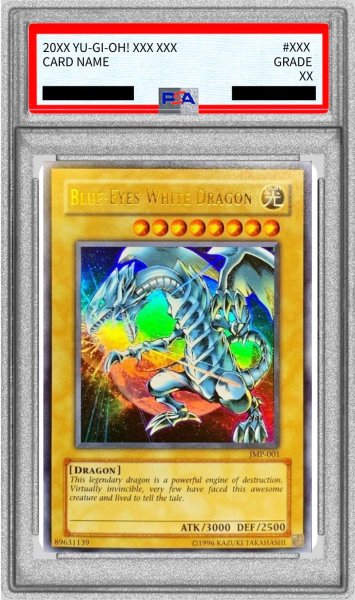 画像1: 〔PSA7鑑定済〕BLUE-EYESWHITEDRAGON【ウルトラ】{JMP-001}《モンスター》 (1)