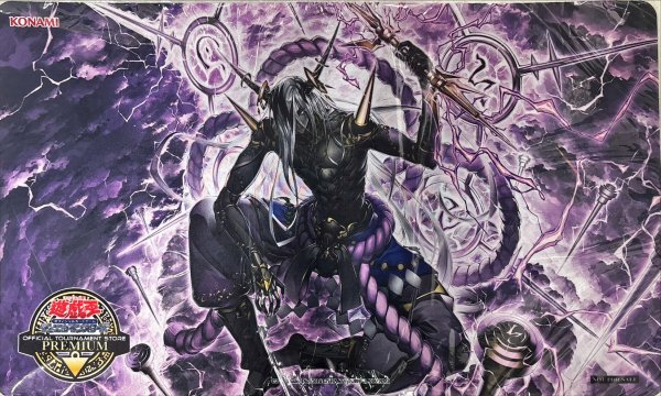 画像1: プレイマット『呪雷神ジュラ』【-】{-}《プレイマット》 (1)