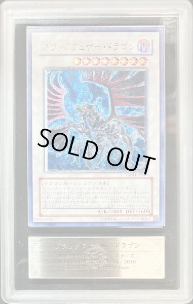 画像1: 〔ARS10鑑定済〕ブラックフェザードラゴン【レリーフ】{TSHD-JP040}《シンクロ》 (1)