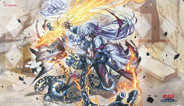 画像1: プレイマット『教導の雷霆フルルドリス(RANKINGDUEL2025)』【-】{-}《プレイマット》 (1)