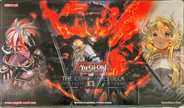画像1: プレイマット『聖痕喰らいし竜＆TheFallenTheVirtuous』【-】{-}《プレイマット》 (1)