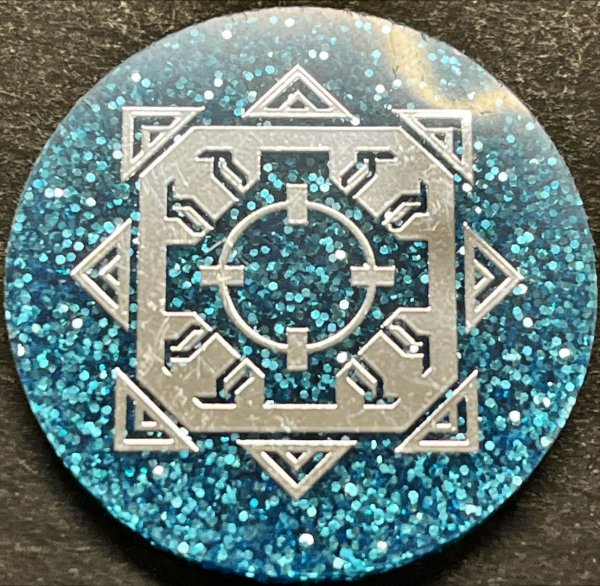 画像1: コイン『リンク/水色(25DB)』【-】{-}《その他》 (1)