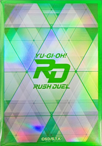 画像1: 〔状態A-〕スリーブ『RDロゴ(緑/逆三角)(遊戯王の日RD)』20枚入り【-】{-}《スリーブ》 (1)