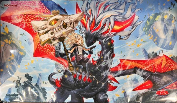 画像1: プレイマット『黒き竜のエクレシア(RANKINGDUEL2025)』【-】{-}《プレイマット》 (1)