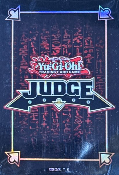 画像1: スリーブ『JUDGE2026(ヒエログリフ/赤)』80枚入り【-】{-}《スリーブ》 (1)