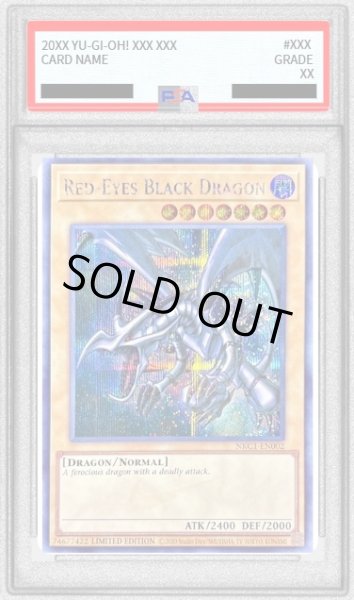 画像1: 〔PSA10鑑定済〕RedEyesBlackDragon【シークレット】{NKC1-EN002}《モンスター》 (1)
