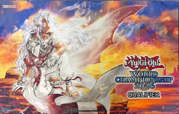 画像1: プレイマット『白き竜の落胤(WORLD CHAMPIONSHIP2026 QUALIFIER)』【-】{-}《プレイマット》 (1)