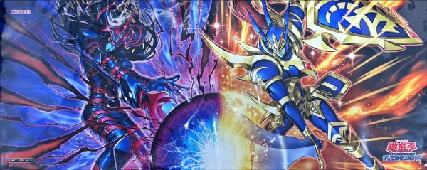 プレイマット『ブラックカオス&カオスソルジャー』【-】{-}《プレイ