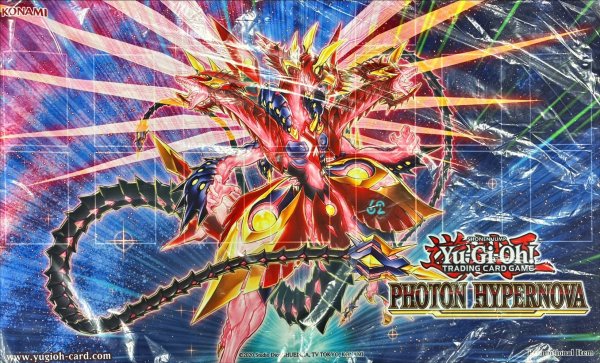 画像1: プレイマット『CNo62超銀河眼の光子龍皇(PHOTONHYPERNOVA)』【-】{-}《プレイマット》 (1)