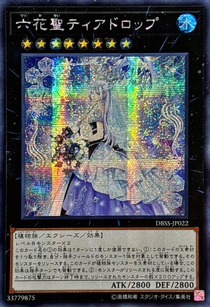 画像1: 〔状態A-〕☆アジア☆六花聖ティアドロップ【シークレット】{アジアDBSS-JP022}《エクシーズ》 (1)