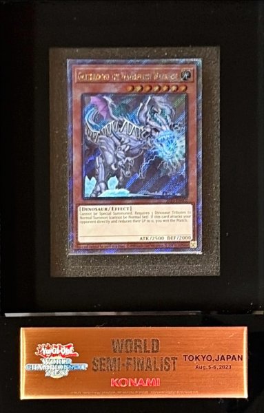 画像1: 〔WCS2023プロモ〕臨界竜ゲートブリジオ/Gatebridgeo the Waterfront Warbeast【シークレット】{2023-EN002}《モンスター》 (1)