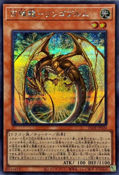 画像1: 百檎龍リンゴブルム【シークレット】{25DB-JP020}《モンスター》 (1)