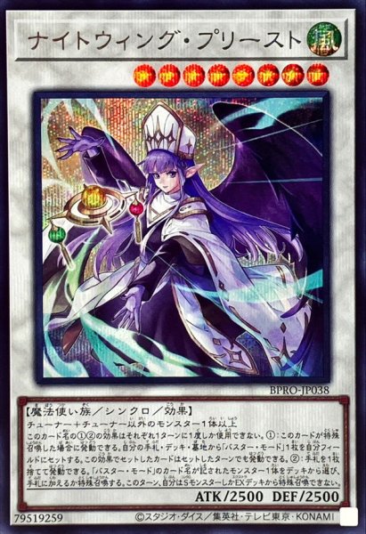 画像1: ナイトウィングプリースト【シークレット】{BPRO-JP038}《シンクロ》 (1)
