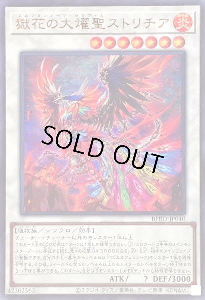 画像1: 〔状態B〕獄花の大燿聖ストリチア【ウルトラ】{BPRO-JP040}《シンクロ》 (1)