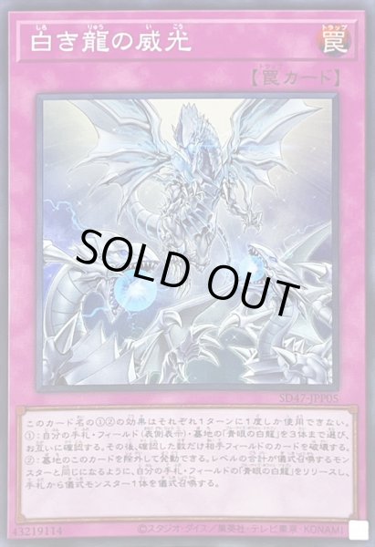 画像1: 白き龍の威光【スーパー】{SD47-JPP05}《罠》 (1)