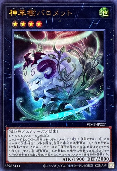 画像1: 〔状態B〕神羊樹バロメット【ウルトラ】{VJMP-JP227}《エクシーズ》 (1)