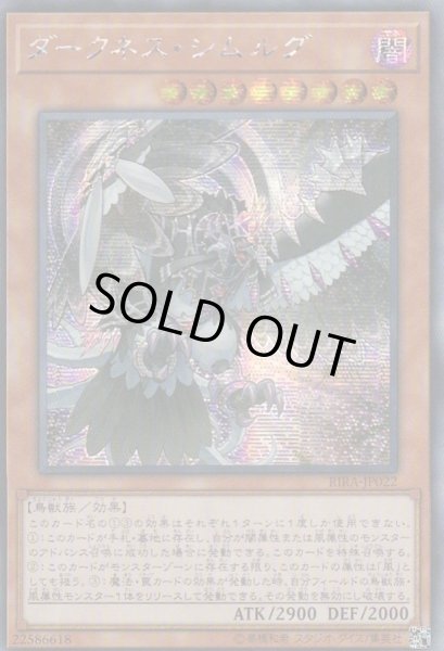 画像1: 〔状態B〕☆アジア☆ダークネスシムルグ【シークレット】{アジアRIRA-JP022}《モンスター》 (1)