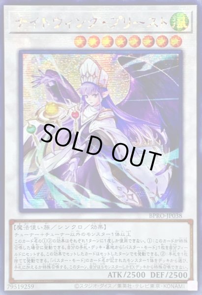 画像1: ☆アジア☆ナイトウィングプリースト【シークレット】{アジアBPRO-JP038}《シンクロ》 (1)