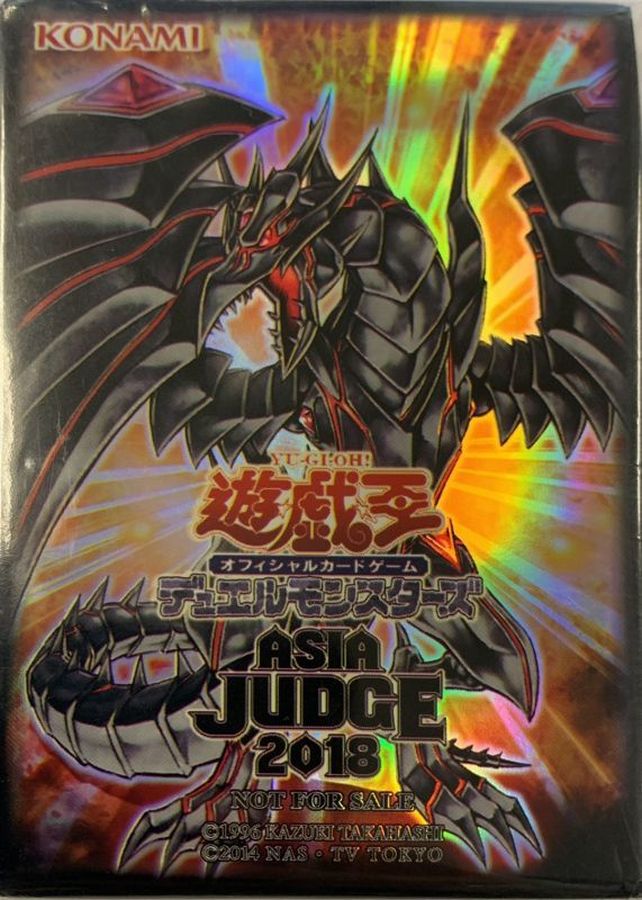 遊戯王 JUDGE スリーブ レッドアイズ・ダークネスメタルドラゴン 未