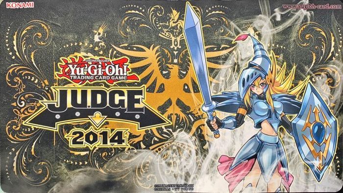 竜騎士ブラック・マジシャン・ガール プレイマット JUDGE 2014 - 遊戯王