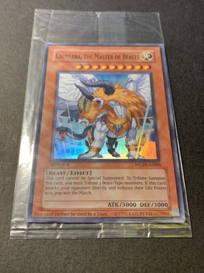 誕生日プレゼント 遊戯王 獣王キマイラ プロモ WCS 遊戯王 - www
